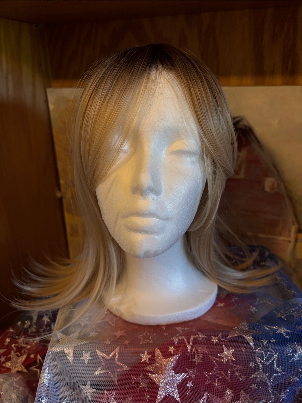 Blonde Ombre Clip-In Hair Topper - Natural Root to Light Blonde